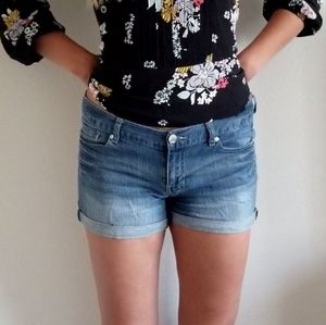 Womens Blue Jean Shorts - Size 10